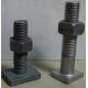 M16 Hot Dipped Galvanized Round Screw Bolt For Highway Guardrail Link