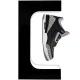 factory customize led light magnetic levitation pop sneaker shoes display racks