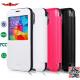 Newest Colorful High Quality PU Flip Cover Cases For Samsung Galaxy S5 Soft And Durable