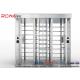 Double Lane Security Controlled Turnstile Security Gates Rapid Identification