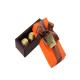 3pcs chocolate lid and base gift box  Folding 6 pcs chocolate packaging box