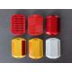 Traffic Safety ABS Plastic Reflective Road Stud Yellow Reflector Cat Eye Reflect Driveway Marker Road Spike For Highway