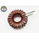 Vertical Mounted  Toroidal Common Mode Choke / Ferrite Core Inductor Double U Lead Free