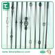 1/2 , 5/8 , 3/4  Wrought iron stair baluster  steel picket China manufacturer