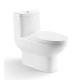 Elongated 1.1 Gpf One Piece Toilets Ceramic Chair Height Toilet