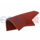 Red 13mm Prefabricated Rubber Running Track All Weather ROHS Certificate
