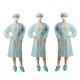 Surgical Non Woven Garments PP PE Coated XXL Full Length Custom Color