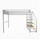 Commercial Furniture Wooden Kids Bunk Bed with Desk and Stairs