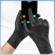 Antistatic Disposable PVC Gloves Hygienic Hairdressing Black Color