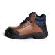 Cow Leather Anti Oil Safety Footwear Smash Resistant Impact Proof Mens Construction Shoes