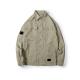 Durable Mens Reflective Jacket Oversize Streetwear Mens Military Cargo Jacket