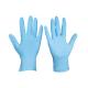 Waterproof Guantes Nitrile Exam Gloves , Blue Disposable Nitrile Gloves