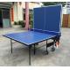 9FT Folding Indoor Table Tennis Table MDF Ping Pong Table Metal Accessories Rack