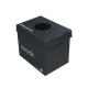 Black Reusable Corrugated Plastic Boxes Polypropylene Turnover Coroplast Bins