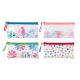 Frosted Mini PVC Pencil Pouch Custom Colored PP Plastic Pencil Pouch With Zipper