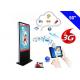 Wireless 3G Digital Signage Interactive Information Kiosk LCD Advertising Monitor