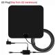 Support 4K 1080p & All Older TV's for Indoor Powerful HDTV Amplifier Antenna 12ft Coax Cable for Signal Booster
