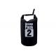2l Black Dry Storage Bags For Boating , Wetsuit Rashguard Dry Gear Bag