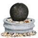 Marble Ball Outdoor Sphere Water Fountains Outdoor / Indoor Sphere Garden Fountain