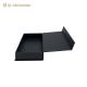 Black Cardboard Magnetic Closure Box Folding Clothing Garment T Shirt Packaging Box