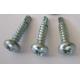Steel 1022A pan head decoration cross recessed drilling screws with tapping screw thread.