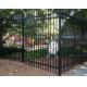 Zinc Design 6ft Metal Mesh Garden Fence Black Pvc Coated