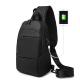 ISO9001 Anti Theft Men Shoulder Bags With USB Charging