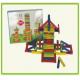 Kids 120 Building Blocks Colorful Stacking Pine Wooden Puzzle Toys for Creative Thinking