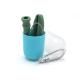 4 Color Reusable Collapsible Silicone Drinking Straw