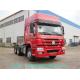 Red Automatic Transmission Tractor Trailer Truck / 6x4 Tractor Units 420HP