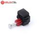 Black Plastic FTTH Accessories  Fiber Optic Cable Clip With Nail MT 1729