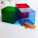 Glossy Finish Colored Acrylic Storage Box Sleek Design Acrylic Cosmetic Box