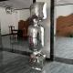 Large Stainless Steel Candy Sculpture Modern Art Metal Polished Outdoor Decorative