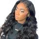 8 Full Lace Human Hair Wigs For Black Women / Transparent Body Wave Lace Wig
