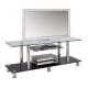 high quality new black tempered glass tv stands xyts-005
