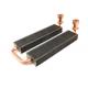 Customzied 0.1mm Zipper Fin Copper Pipe Heat Sink For Medical Equipment