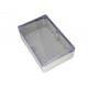 Sealed 263*182*60mm Ip65 Plastic Enclosures With Clear Lid