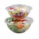 24Oz Disposal Bowl With Lids For Food Customized Plastic Disposable Bowl With Lid Clear Container Salad Bowl
