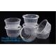 6 Plastic Clear Round Food Serving Bowl,Wholesale Cheap Eco-friendly Food Grade PP Reusable Plastic Bowl bagease pac