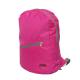 Waterproof Red Foldable Traveling Backpack Long Shape For Luggage Carrying