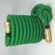 Amazon hot sale Expandable Garden hose,50FT strongest garden hose, brass quick coupling, green color