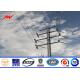132kv 16m 3mm thickness electrical power Steel Utility Pole for transmission line