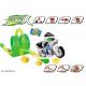 2 Mini Motocycle Kids Race Track Set With 360 Degree Spinning Top Speed