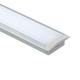 PC Diffuser Cover LED Plaster Profile , U Channel LED Aluminum Profile