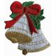 Twill PMS Christmas Fabric Assorted Embroidered Patches