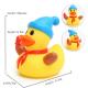 Eco - Friendly Children Toy Collectible Rubber Ducks Christmas Ornament 7cm Height
