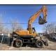 Original Brand Korea Used Hyundai 210 Wheel Excavators for Construction Machine
