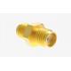 High Performance SMA Brass Female to Female Gold Plated RF Connector/Adapter