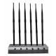 AC220V-DC12V 15 Watt Rf Signal Blocker , Mobile Phone Signal Jammer High Power