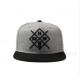 100% polyster Custom Snapback 3D  Embroidery customize snapback hats wholesale size56-58cm  grey